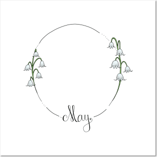 May Flower Months Posters and Art